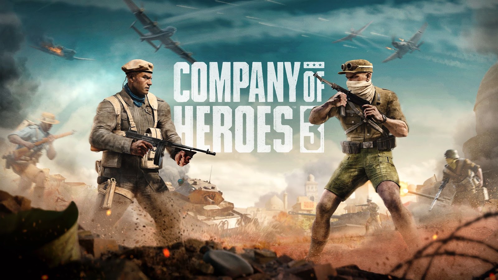 Coh3 - north africa key art - landscape