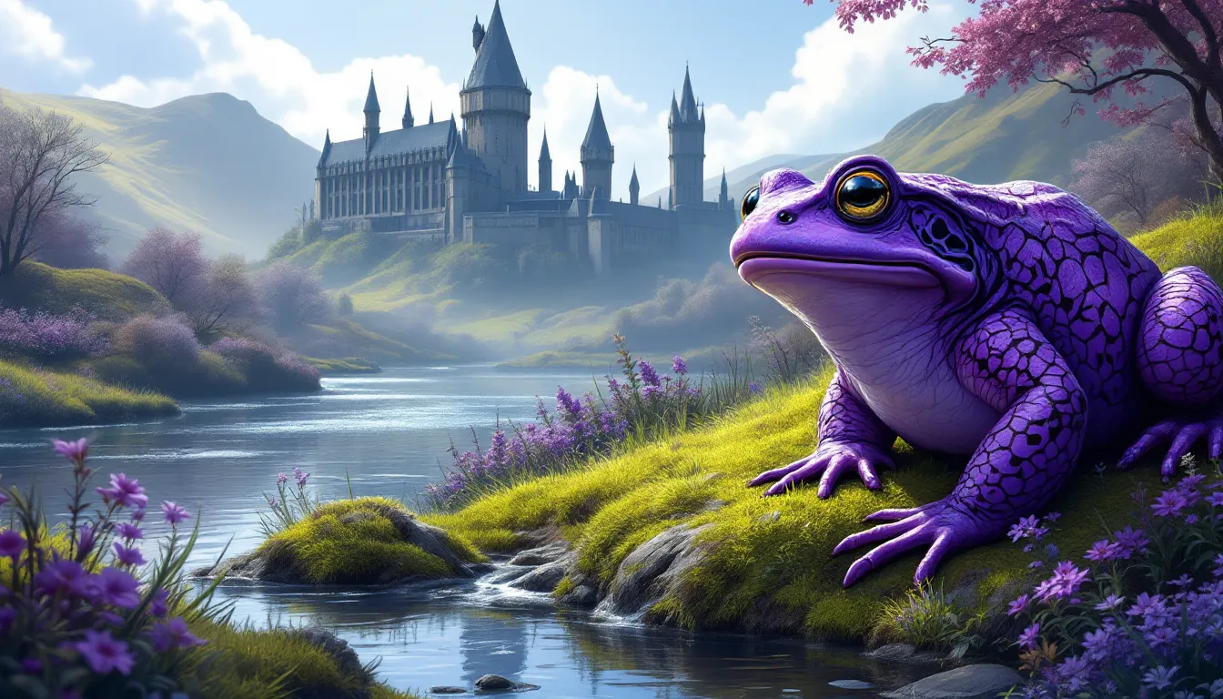 giant purple toad hogwarts legacy