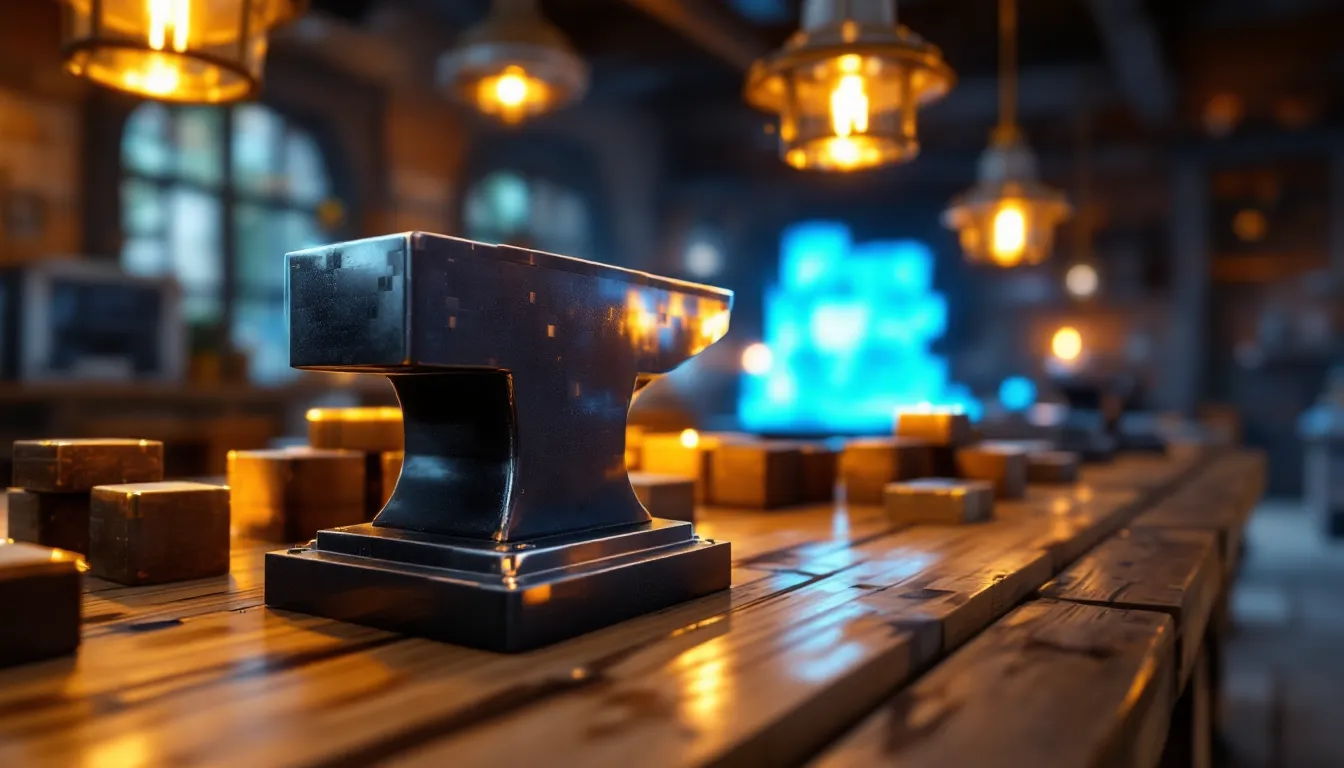 minecraft anvil recipe