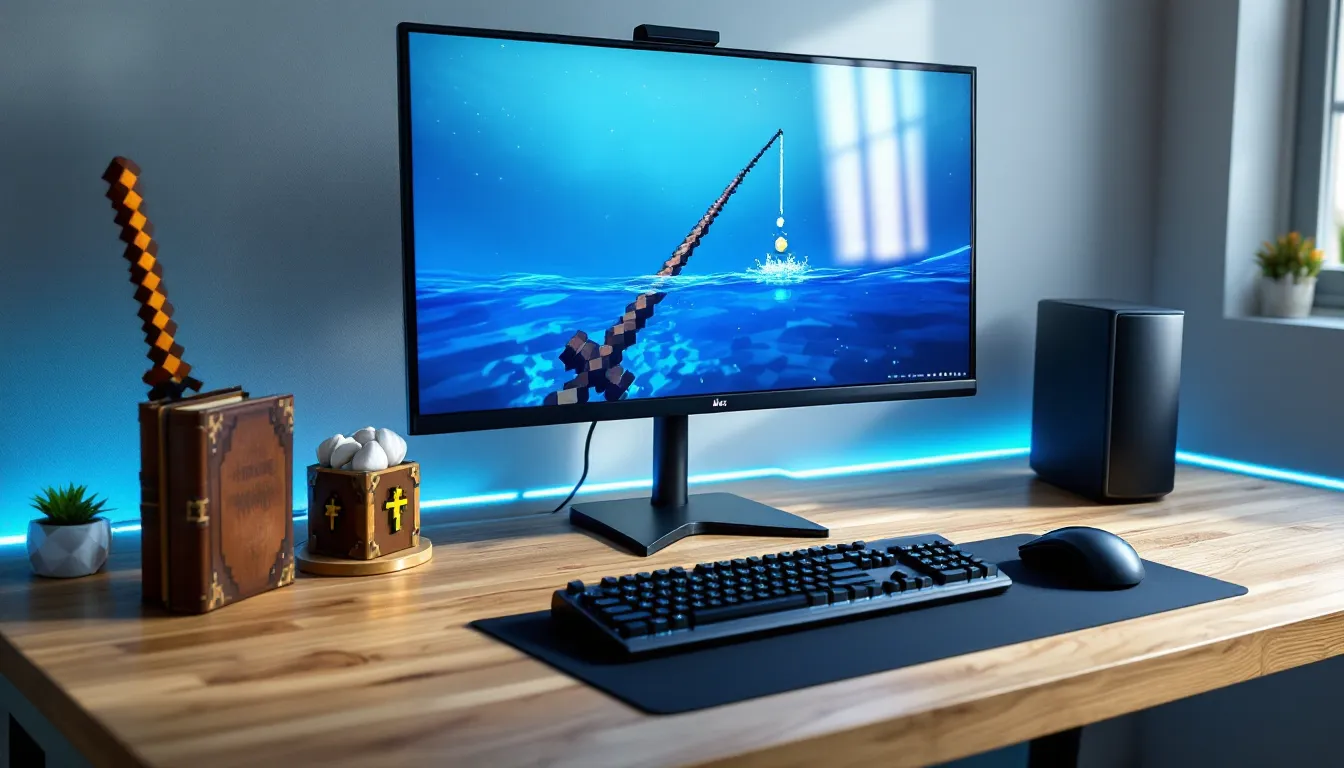 minecraft fishing rod