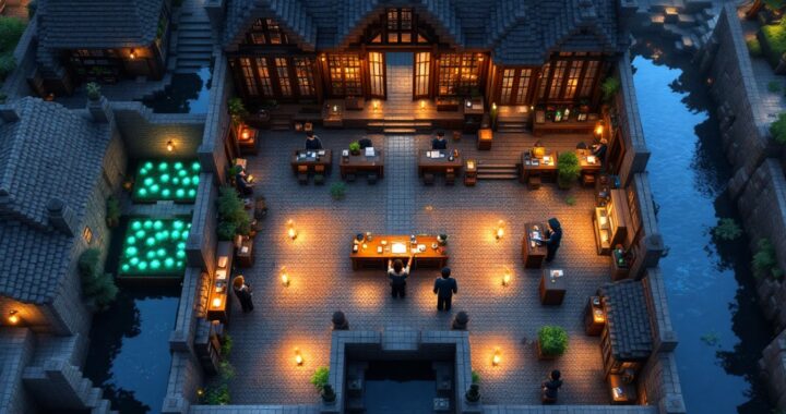 minecraft in village