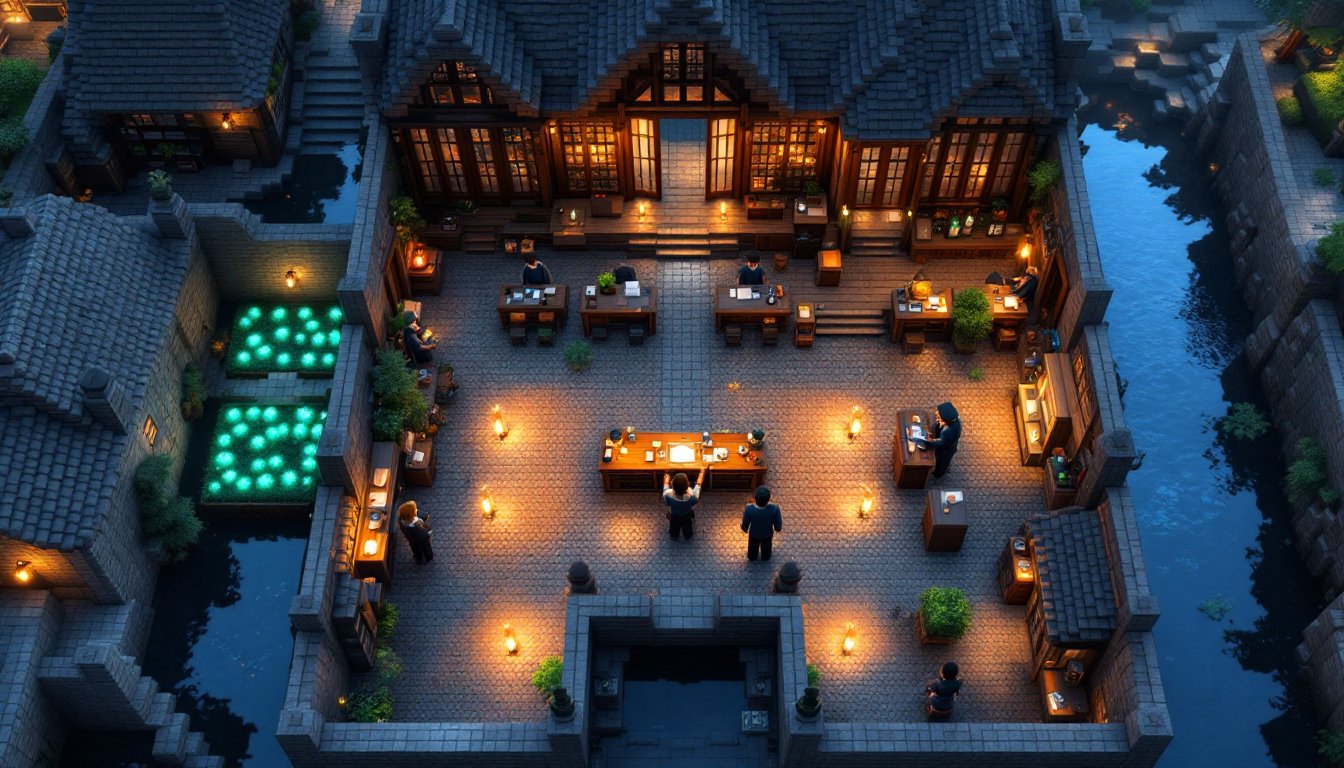 minecraft in village