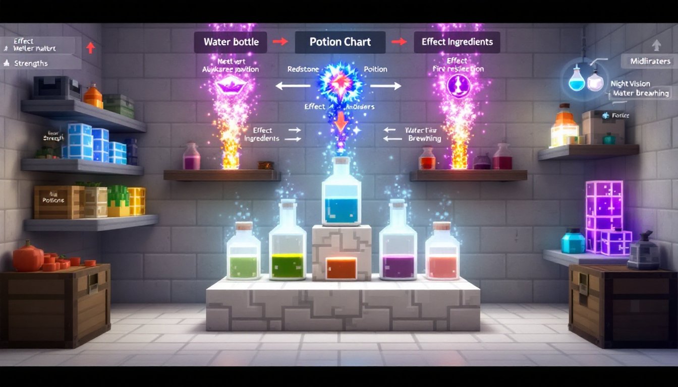 minecraft potion chart
